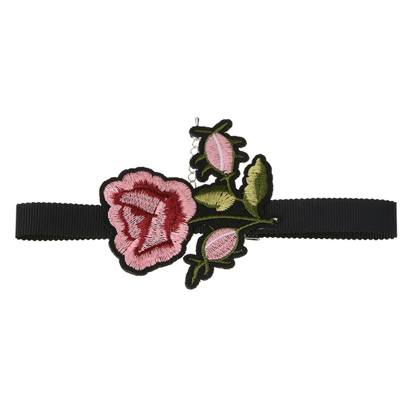 Halsband choker blomma - 4