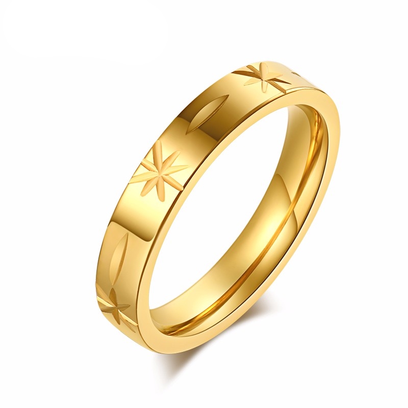 Rostfritt stål ring  4mm