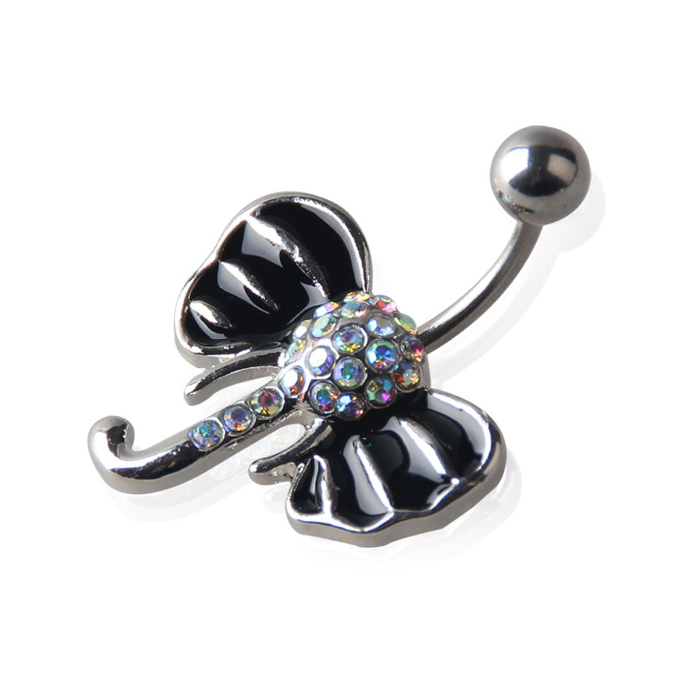 Navelpiercing Piercing smycken elefant - 4