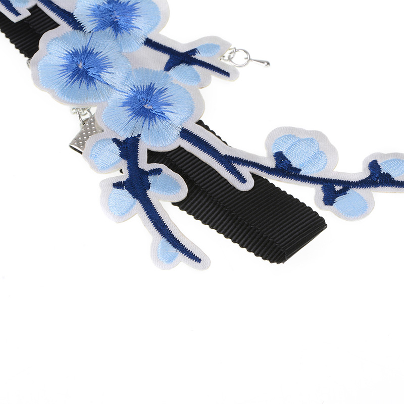 Halsband choker blomma - 2