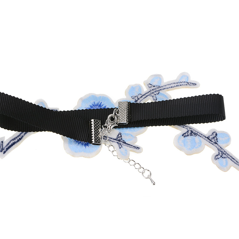 Halsband choker blomma - 5