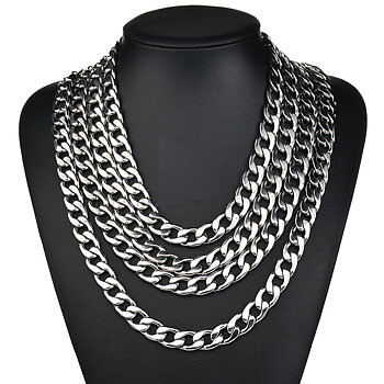 Stainless steel necklace  9mm-500mm