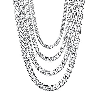 Rostfritt stål HALSBAND 11mm-500mm