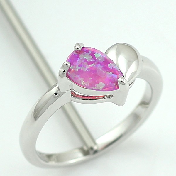Silversmycken filled ring ROSA Brand Opal - 3