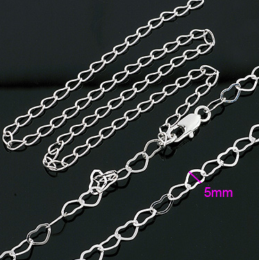 18K White Gold Filled NECKLACE