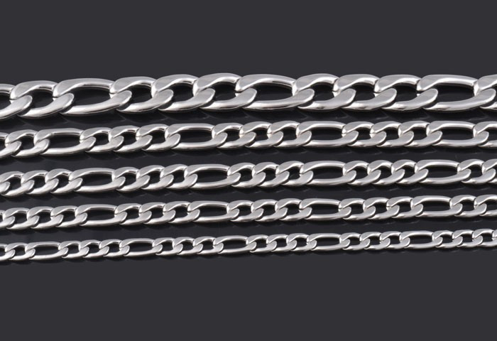 Stainless steel necklace 6*470mm - 3