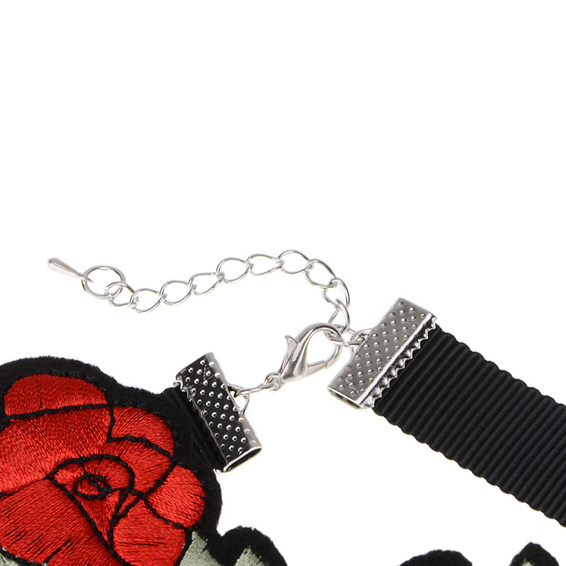 Halsband choker blomma - 4