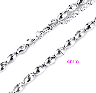 18K Vitguld Guldfyllda Filled gulddoublé HALSBAND