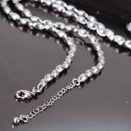 18K Vitguld Guldfyllda Filled gulddoublé HALSBAND - 3