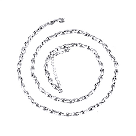 18K Vitguld Guldfyllda Filled gulddoublé HALSBAND - 2