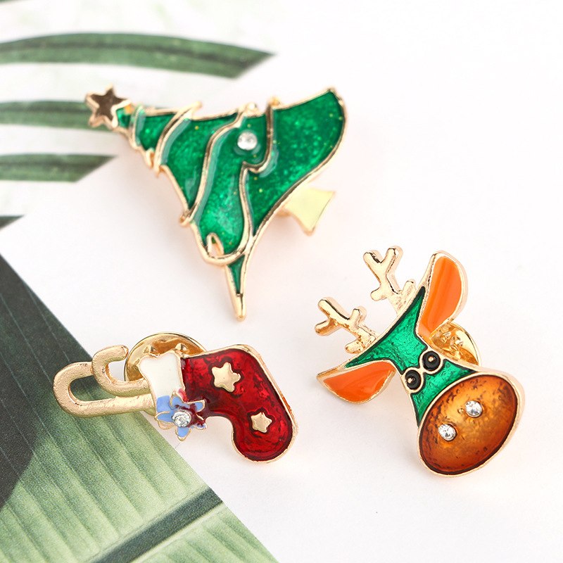 Crystal Brooch Christmas SET - 4