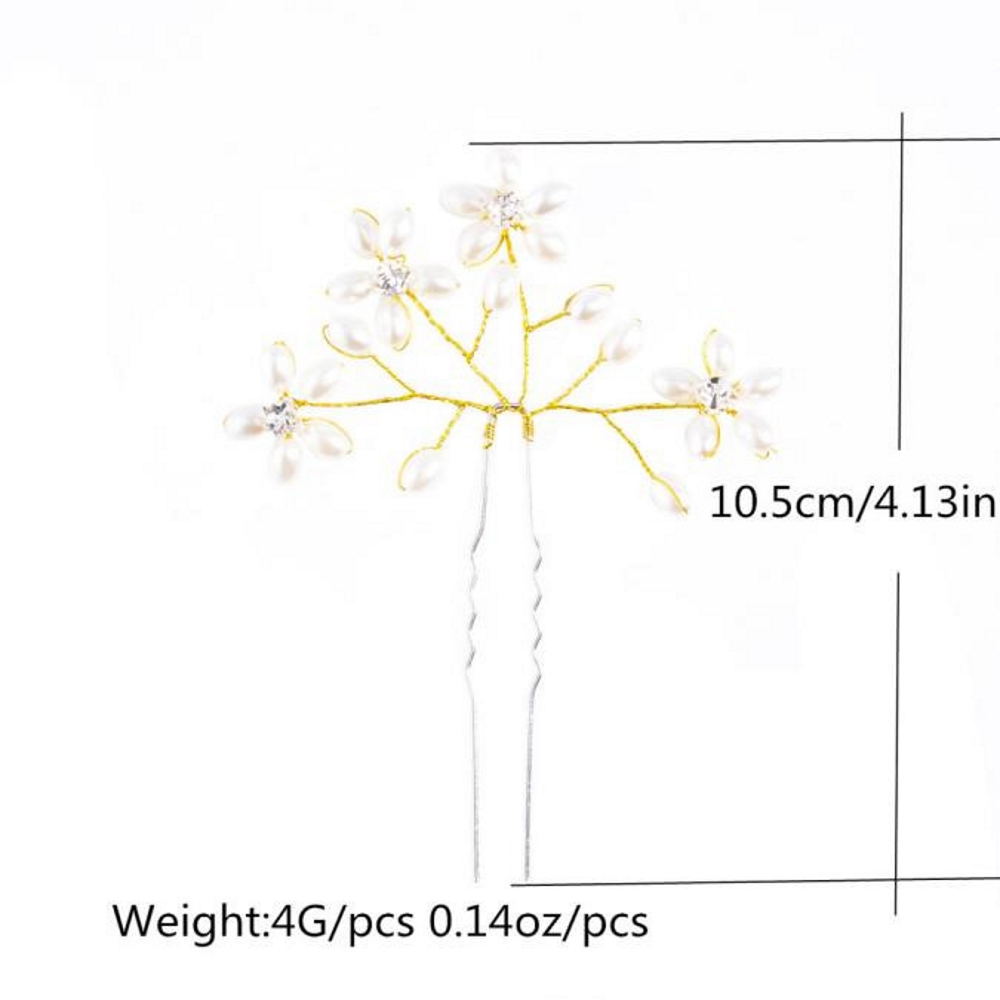 Hair Pins Wedding Flower - 2