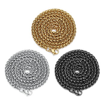 Rostfritt stål HALSBAND GULD, SILVER, SVART