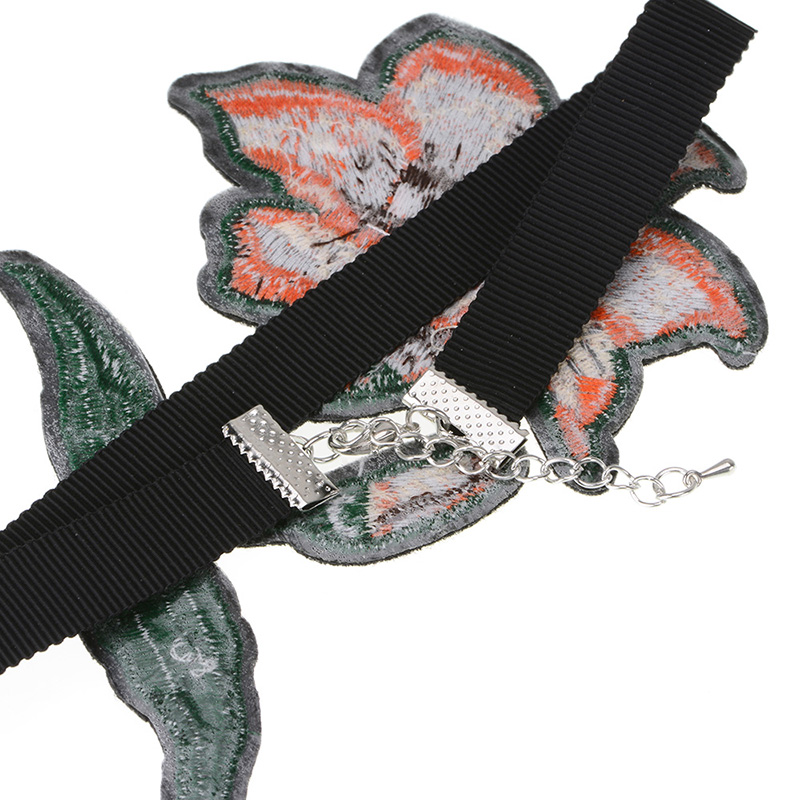 Halsband choker blomma - 5