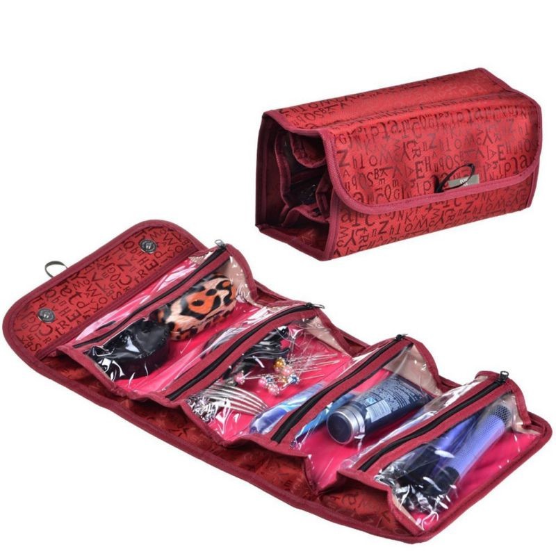 Organizer  Bag Kits Storage Travel Cosmetic Bag Multi-Purpose  - 5