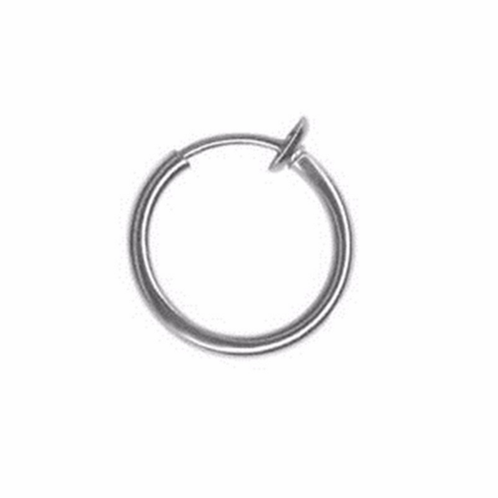 925 Sterling silver Falska Läpp, Öron-, näs- Septum ring Öronpiercingar - 2