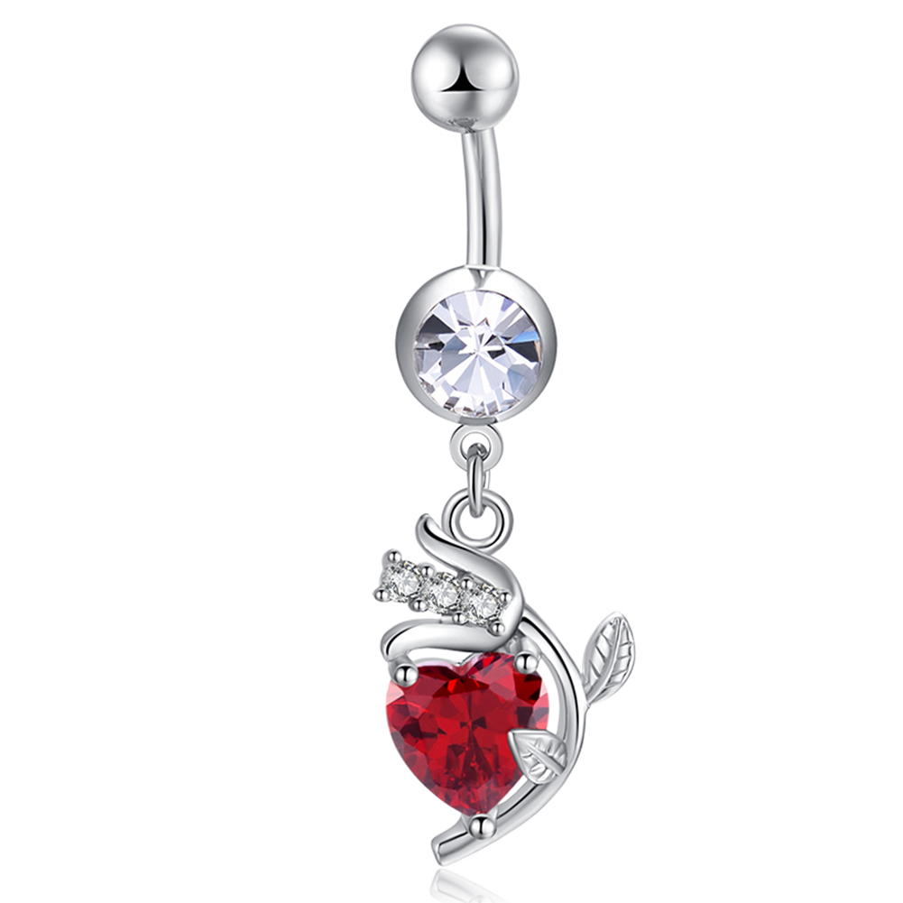 Gold Plated Navel Belly Button Ring Body Piercing Jewelry - 2