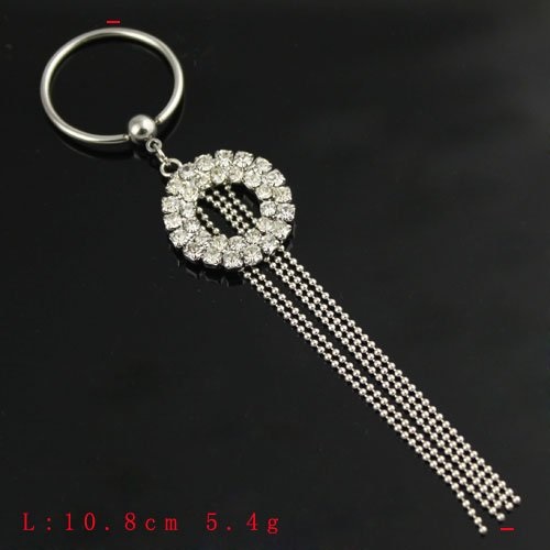 Nipple Ring Crystal Jewelry Piercing