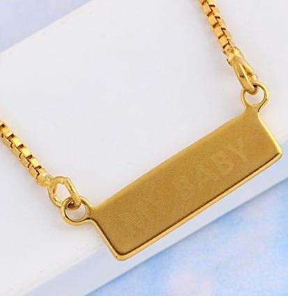 18K Guldfyllda Guld Filled gulddoublé HALSBAND - 3