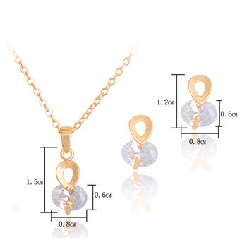 18K WHITE Gold Filled SETS CZ - 3