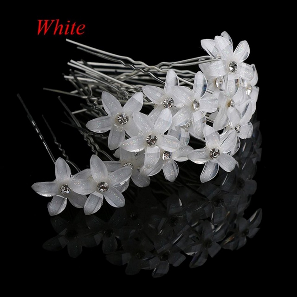 Hair Pins Wedding Flower 18PCS - 3