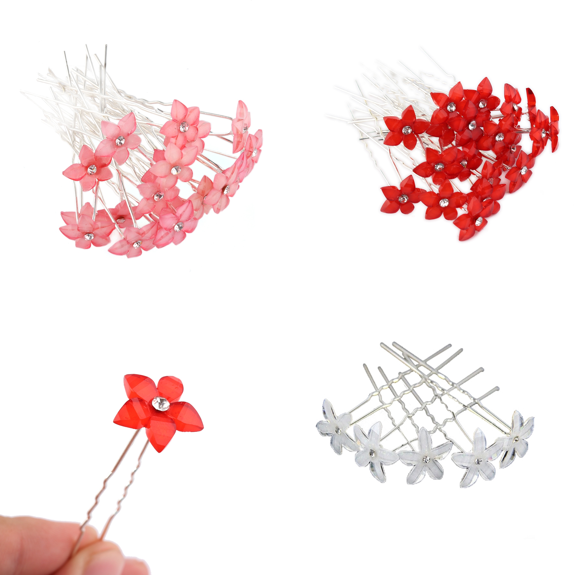 Hair Pins Wedding Flower 18PCS