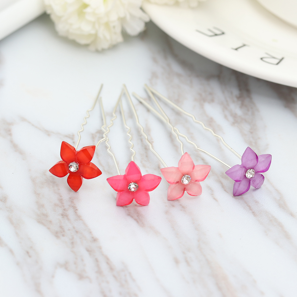 Hair Pins Wedding Flower 18PCS - 2