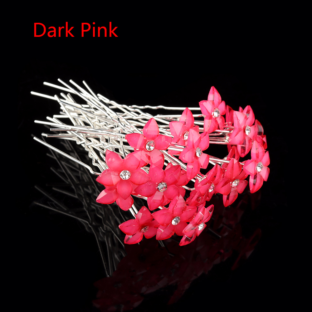 Hair Pins Wedding Flower 18PCS - 7