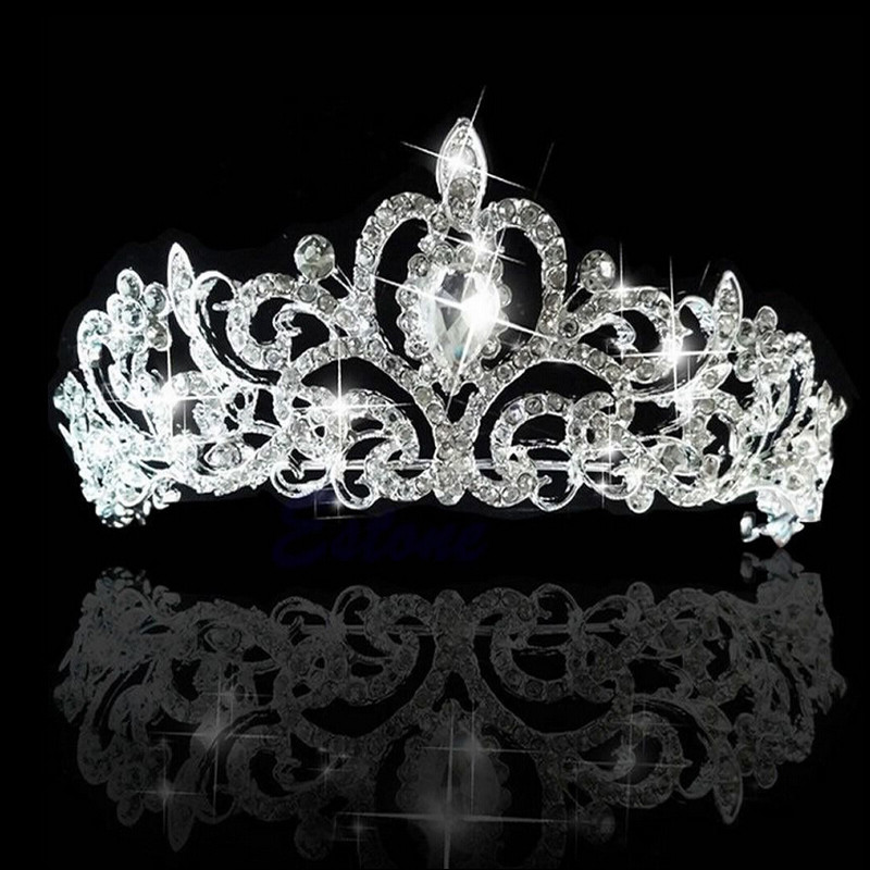Crystal wedding hair crownl hair accessories - 3