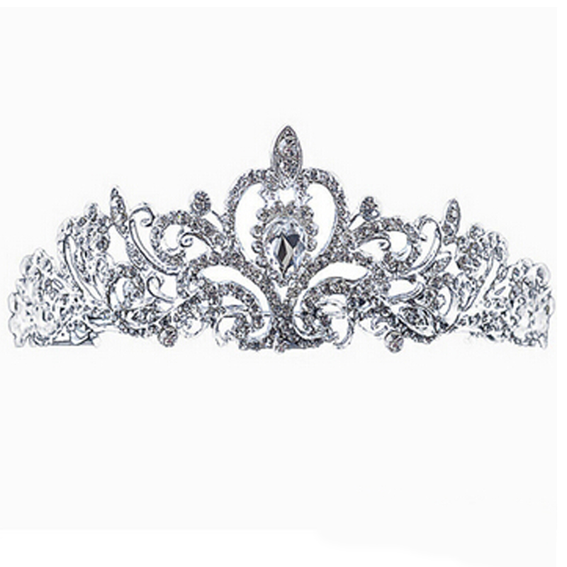 Crystal wedding hair crownl hair accessories - 2