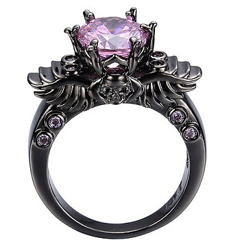 18K BLACK Gold Filled RING