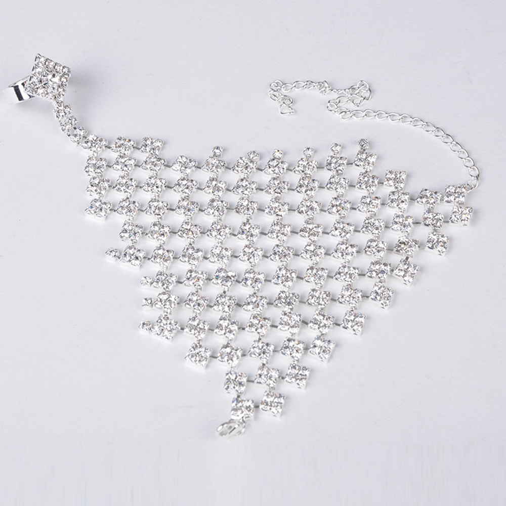 Luxury  Crystal Bracelet Bridal Wedding Jewelry  - 8