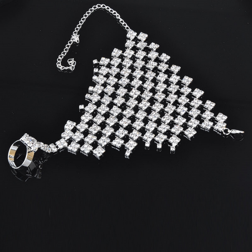 Luxury  Crystal Bracelet Bridal Wedding Jewelry  - 2