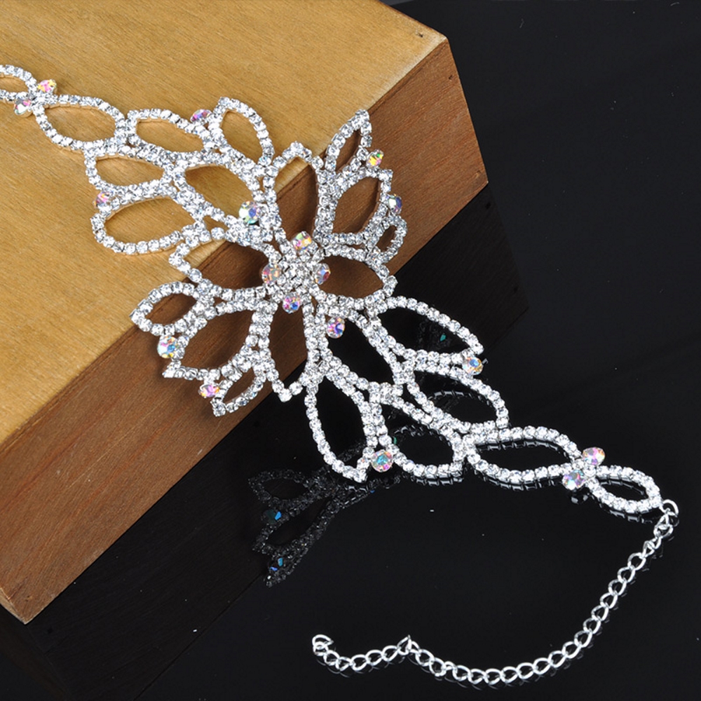 Luxury  Crystal Bracelet Bridal Wedding Jewelry  - 11