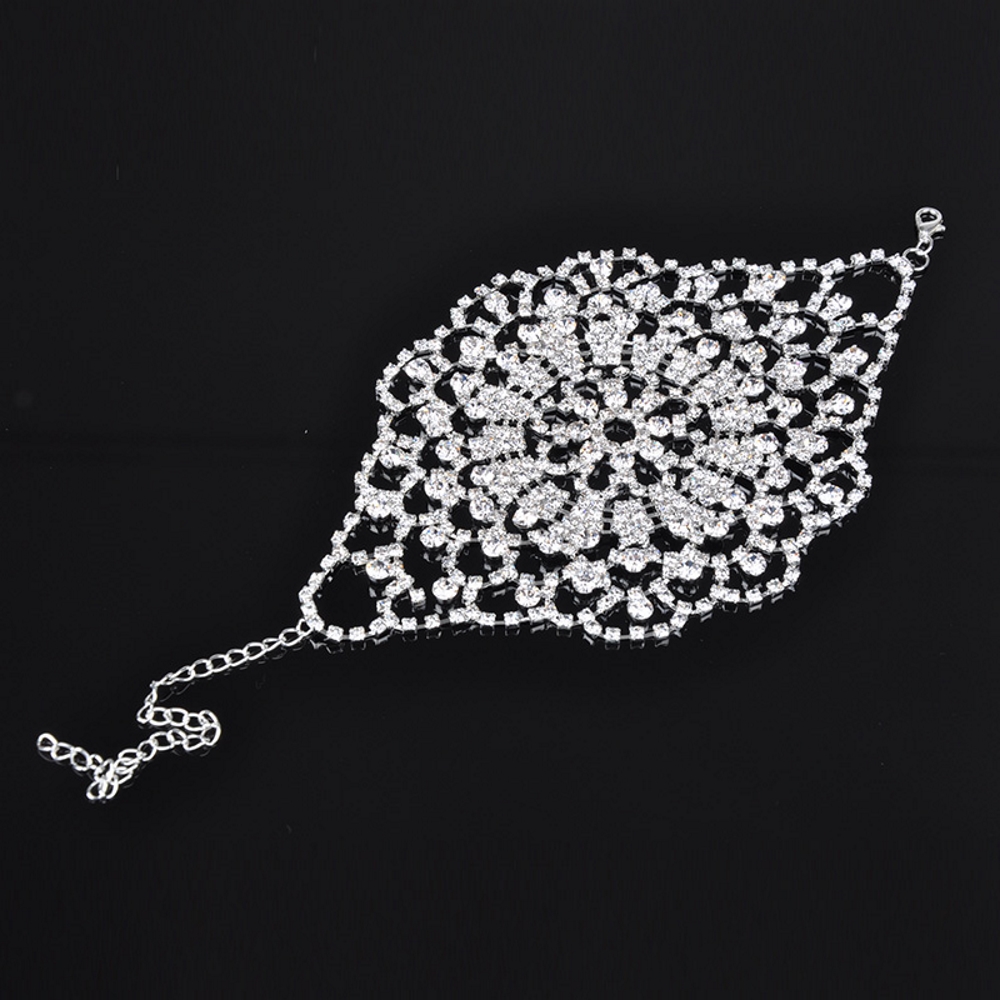 Luxury  Crystal Bracelet Bridal Wedding Jewelry  - 4