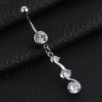 Navel Piercing Zircon  