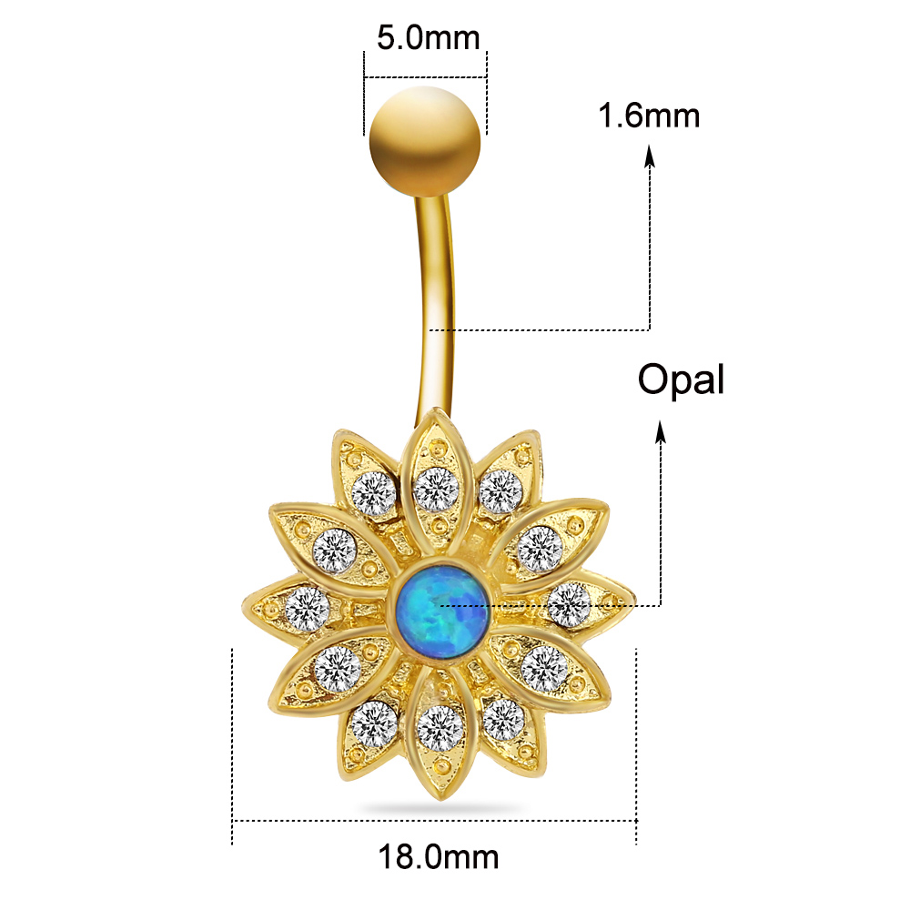 Navel Opal Flower  - 5
