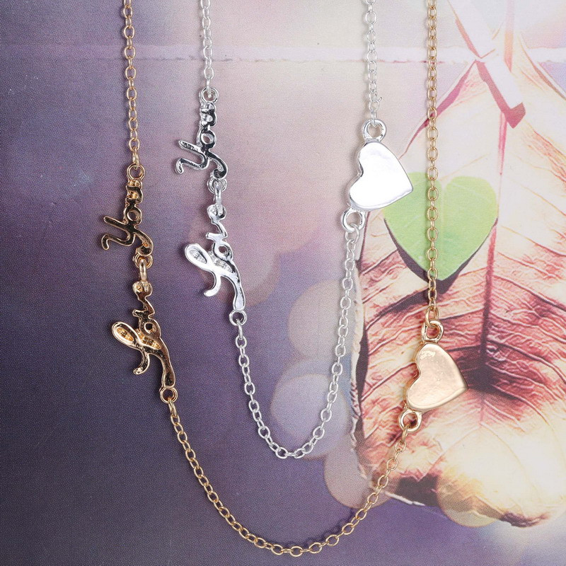 Heart-shaped Pendant Necklace  - 3