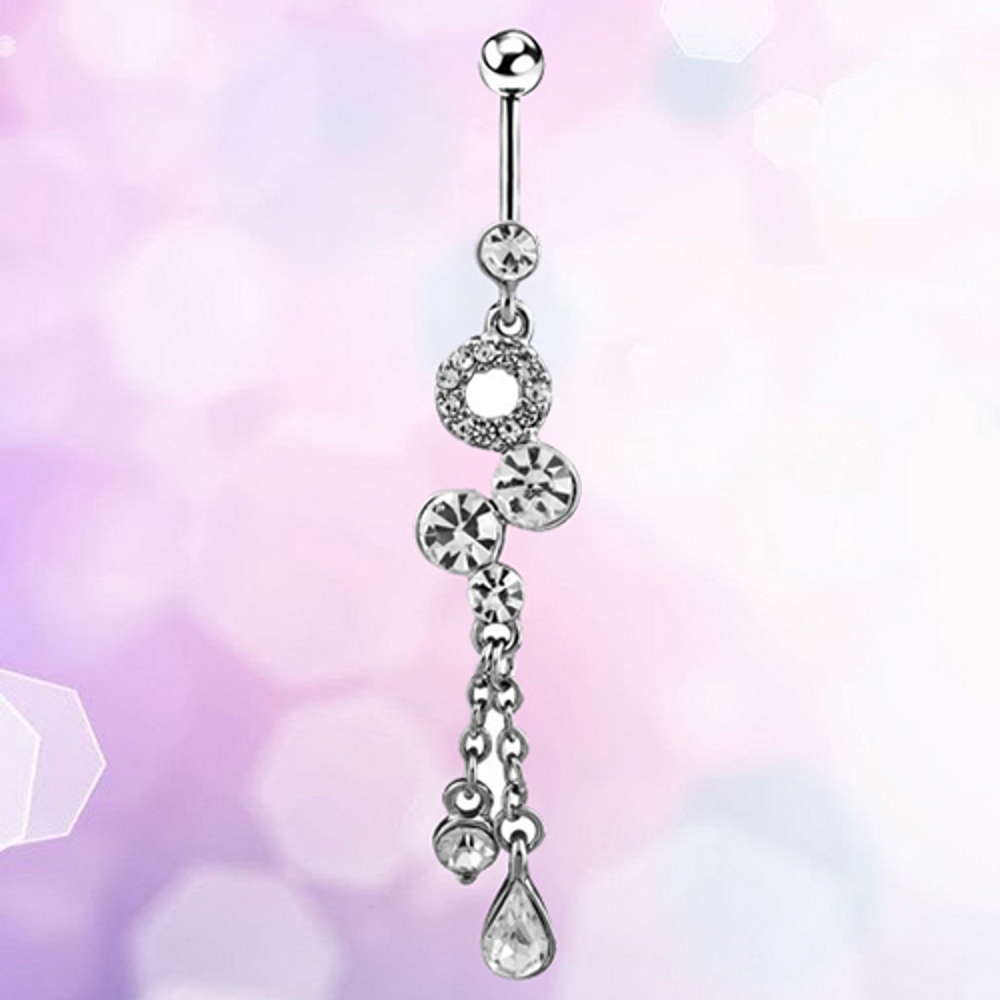 Navelsmycken STRASS - 2
