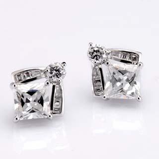 Guldfyllda Vitguld Filled gulddoublé Örhänge Cubic Zirconia - 3
