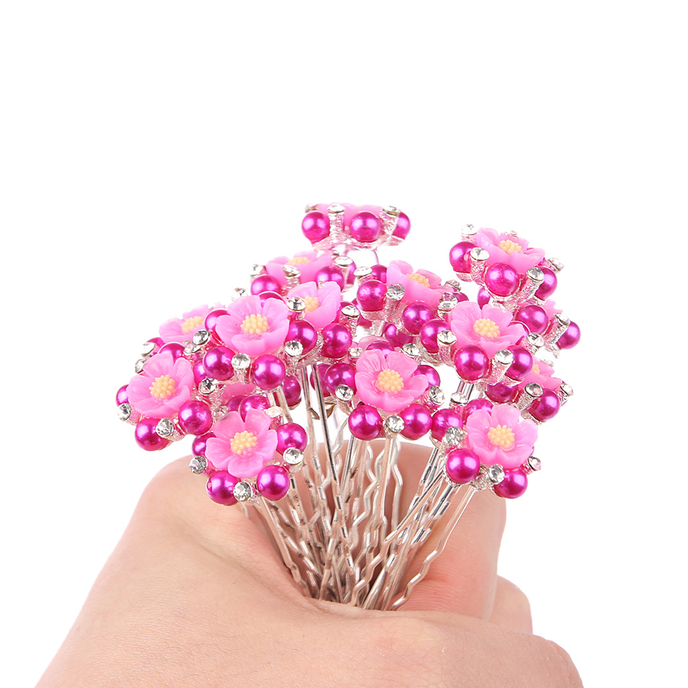 Hårnålar Bröllop blomma 9 ST PACK - 4