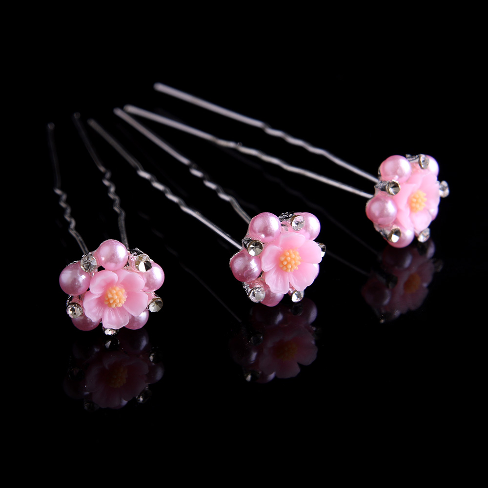 Hårnålar Bröllop blomma 9 ST PACK - 11