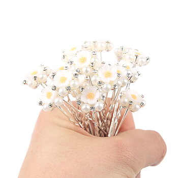 Hårnålar Bröllop blomma 9 ST PACK