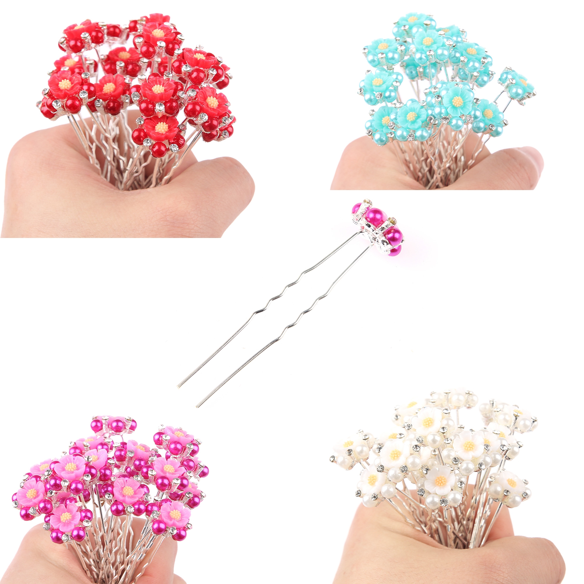Hårnålar Bröllop blomma 9 ST PACK