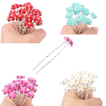 Hårnålar Bröllop blomma 9 ST PACK