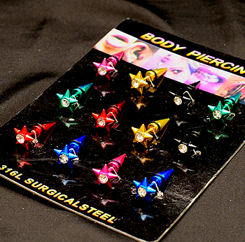 Fakepiercing Öronpiercingar