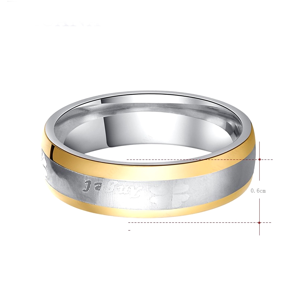 Rostfritt stål ring - 2