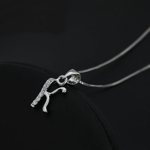 925 silver silverhänge "K" - 3