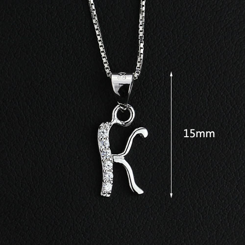925 silver silverhänge "K" - 2
