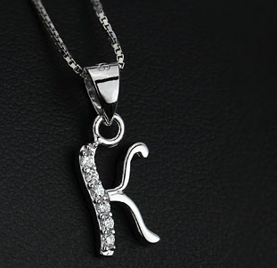 925 silver silverhänge "K"